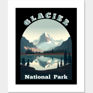 Glacier National Park Posters and Art